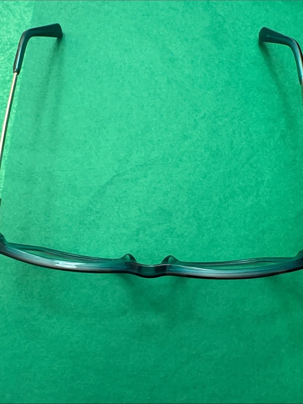 GUESS Black Frames with Teal Temple Accents Women’s Glasses